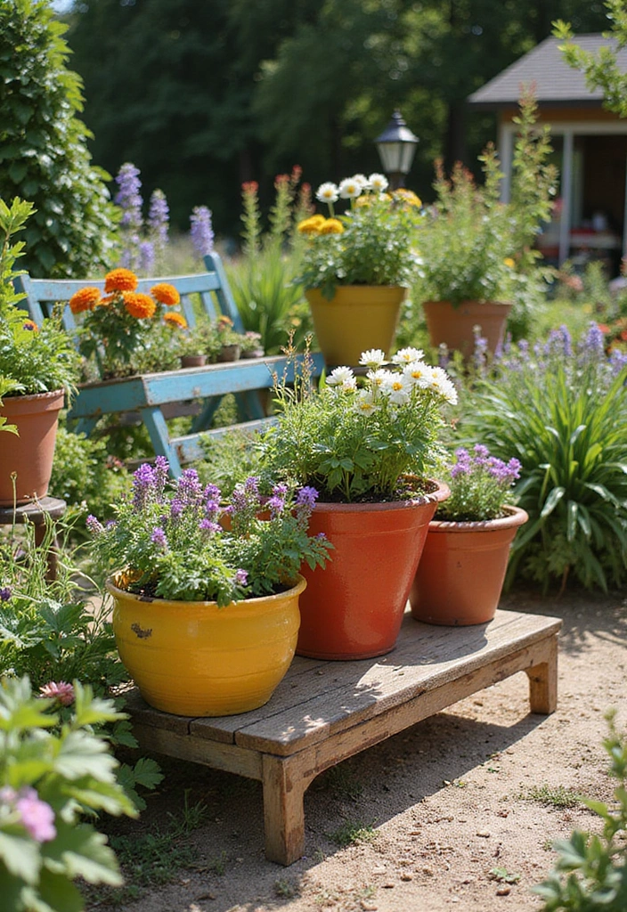 25 DIY Garden Bed Raised Designs for Efficient Growing - 10. Repurposed Furniture Planters