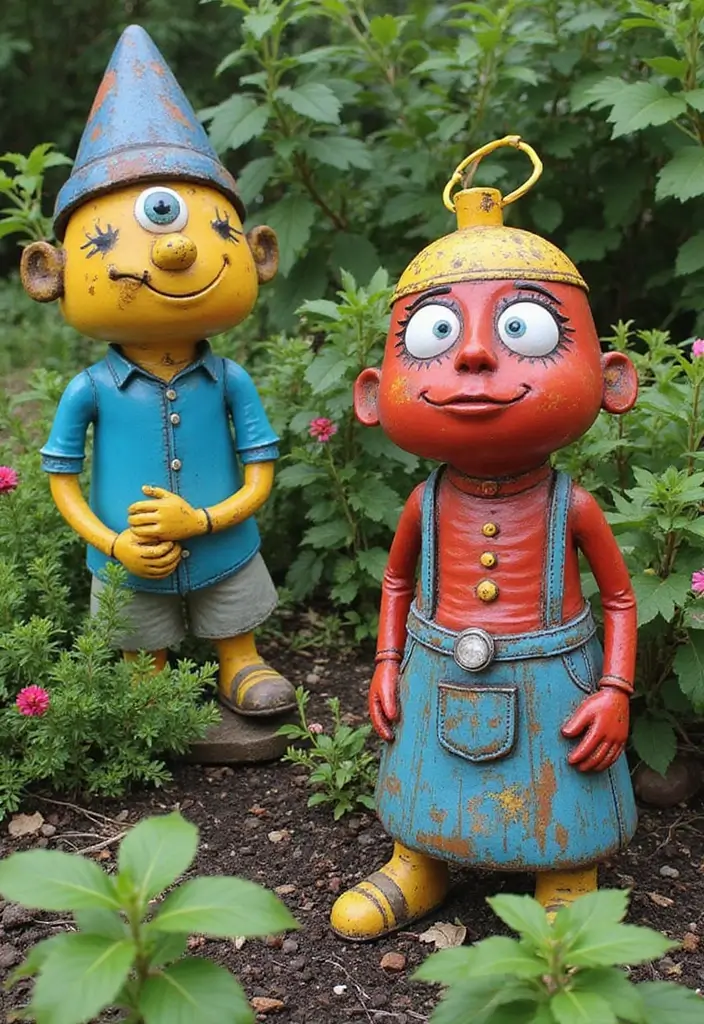 25 DIY Garden Decor Easy Projects for Every Home - 15. DIY Garden Sculpture