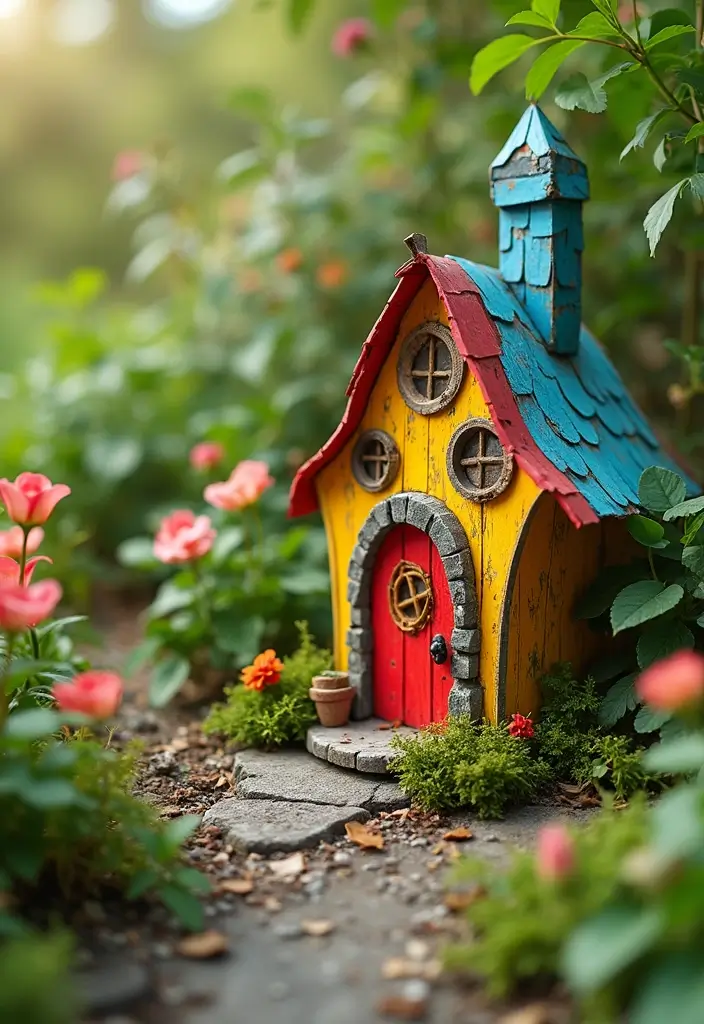 25 DIY Garden Decor Easy Projects for Every Home - 3. Garden Fairy House