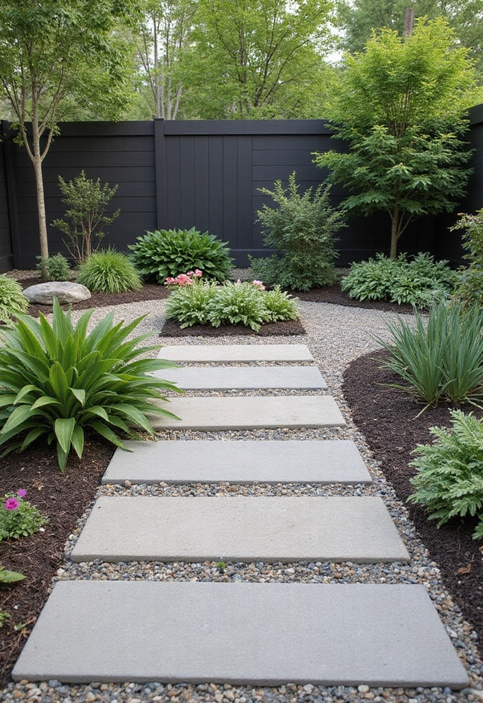 25 DIY Garden Paths and Walkways for a Beautiful Backyard - 15. Fiberstone Pathway
