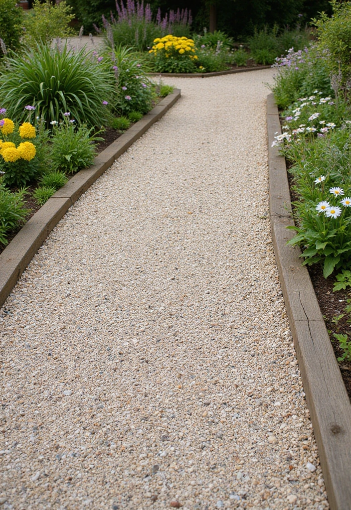 25 DIY Garden Paths and Walkways for a Beautiful Backyard - 6. Gravel Walkway