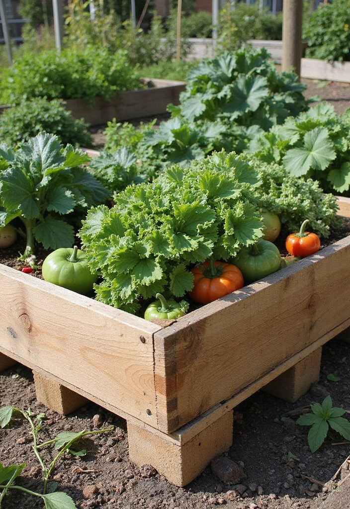 25 DIY Raised Garden Bed Cheap Easy Ways to Grow Fresh Vegetables - 1. Pallet Perfection
