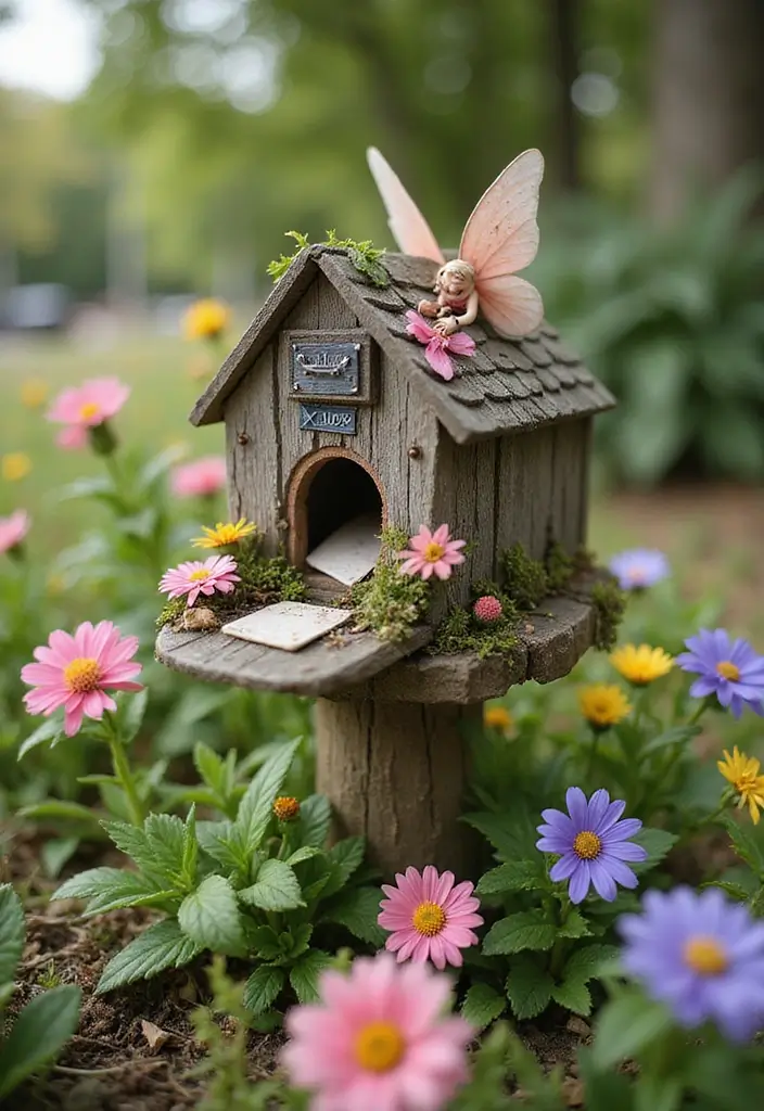 25 Fairy Garden Accessories DIY Creations You’ll Want to Make - 10. Fairy Mailbox
