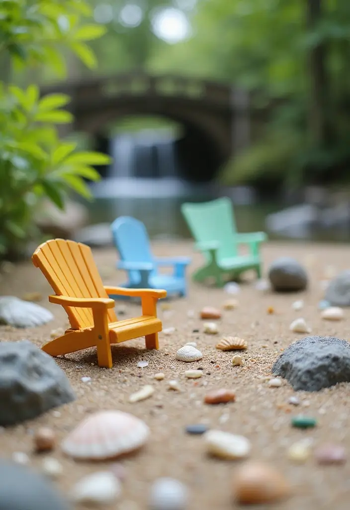 25 Fairy Garden Accessories DIY Creations You’ll Want to Make - 16. Fairy Garden Beach Scene