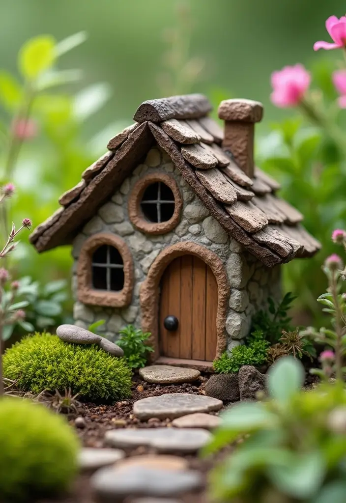 25 Fairy Garden Accessories DIY Creations You’ll Want to Make - 3. Tiny Fairy House