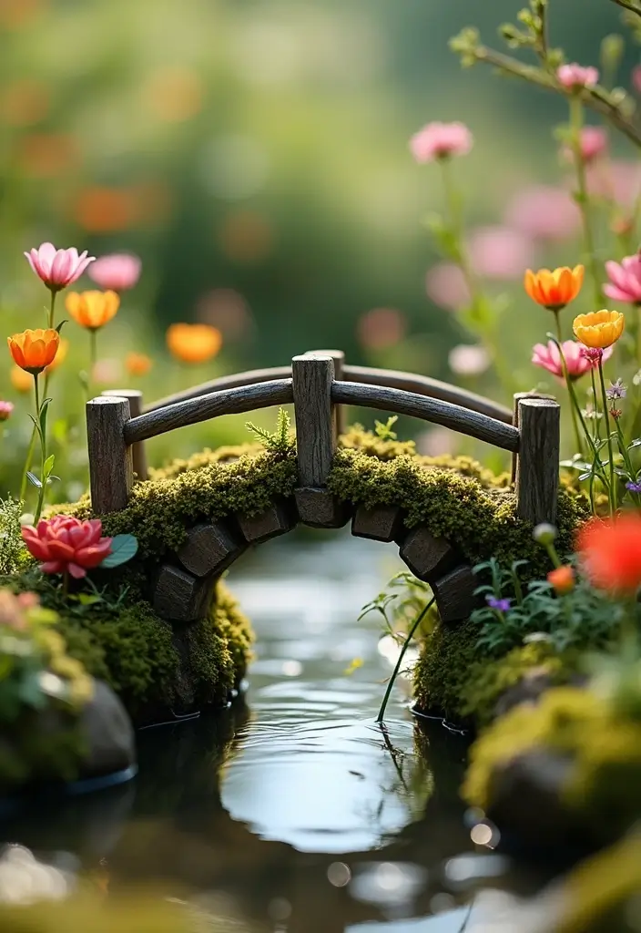 25 Fairy Garden Accessories DIY Creations You’ll Want to Make - 7. Fairy Garden Bridge