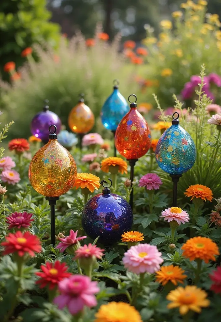 25 Garden Art DIY Whimsical Creations That Bring Joy - 20. DIY Garden Ornaments