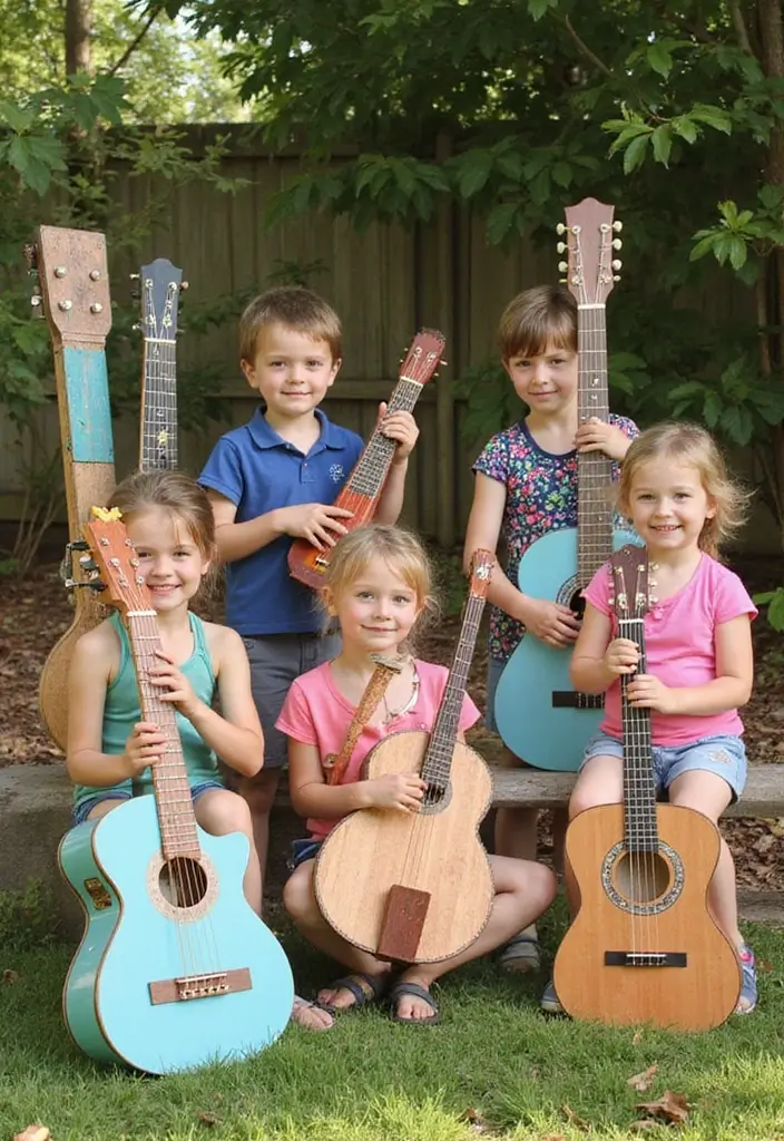 25 Garden Crafts for Toddlers: Easy and Fun Outdoor Activities - 17. DIY Garden Instruments