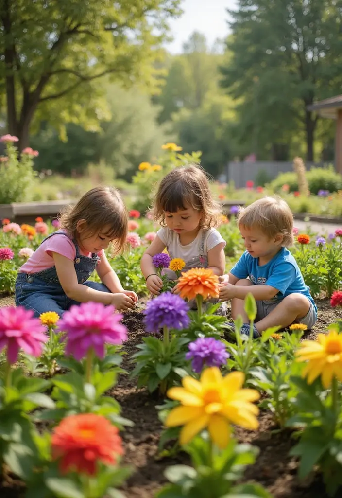 25 Garden Crafts for Toddlers: Easy and Fun Outdoor Activities - 22. Rainbow Gardening