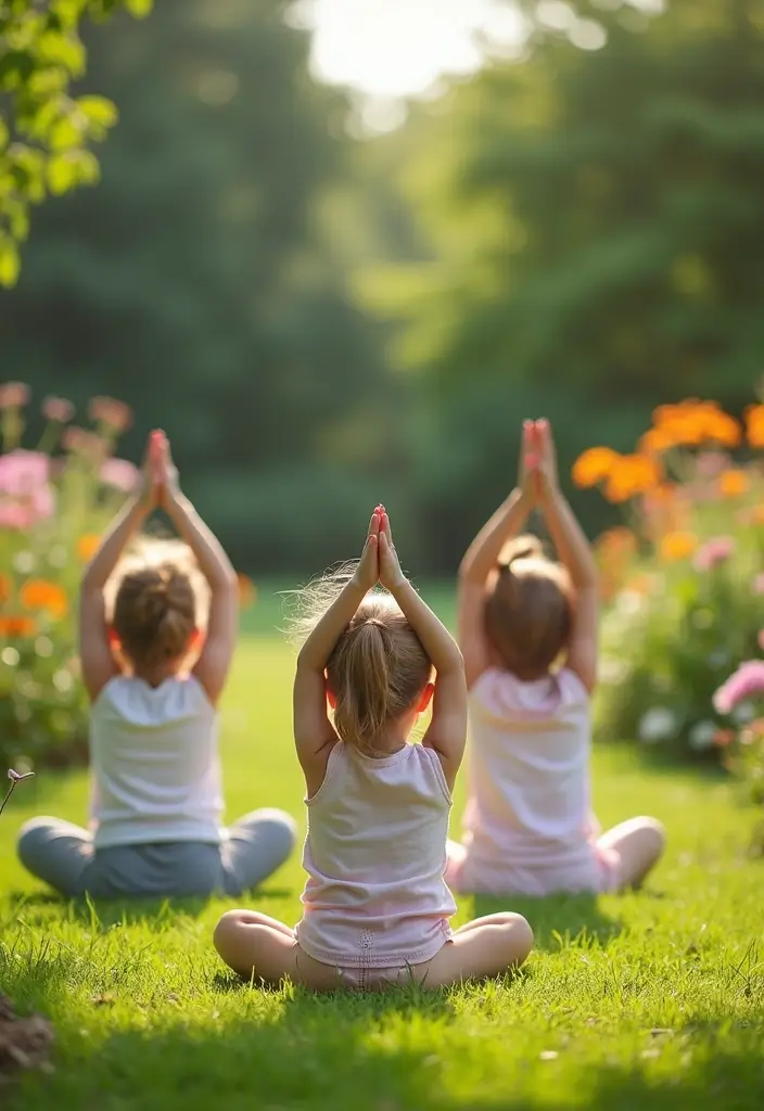 25 Garden Crafts for Toddlers: Easy and Fun Outdoor Activities - 23. Garden Yoga