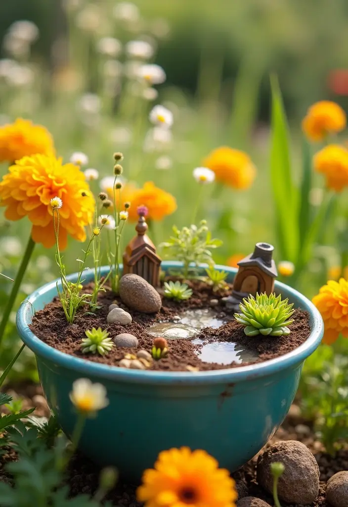 25 Garden Crafts for Toddlers: Easy and Fun Outdoor Activities - 4. Miniature Garden