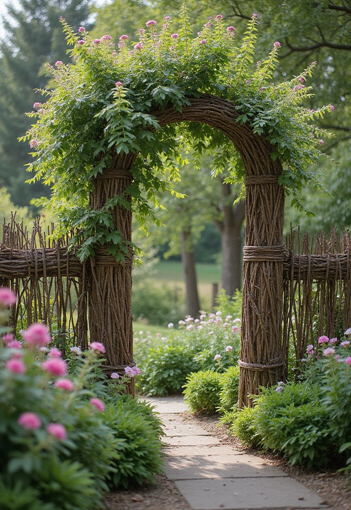 25 Garden Fence Ideas DIY Cheap Ways to Enhance Privacy - 11. Wattle Fencing