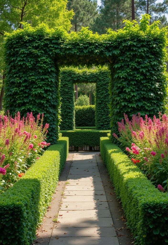 25 Garden Fence Ideas DIY Cheap Ways to Enhance Privacy - 7. Living Hedge