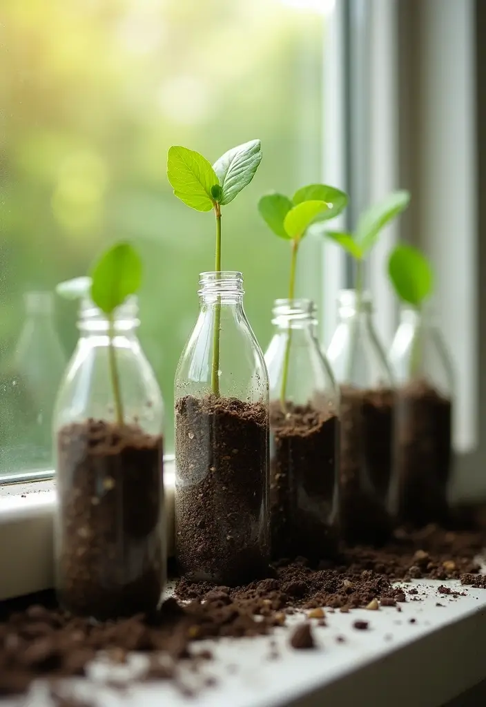 25 Plastic Bottle Crafts Garden Creations That Recycle Beautifully - 11. Seed Starters