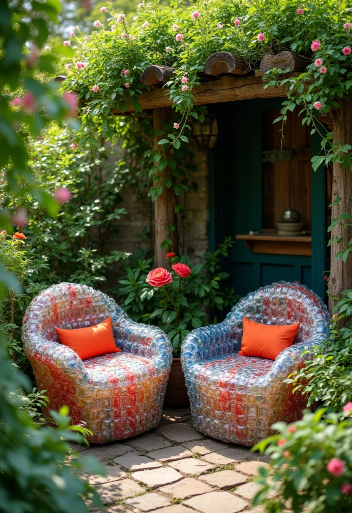 25 Plastic Bottle Crafts Garden Creations That Recycle Beautifully - 17. Garden Nooks