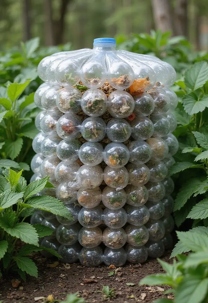 25 Plastic Bottle Crafts Garden Creations That Recycle Beautifully - 19. Garden Compost Bin