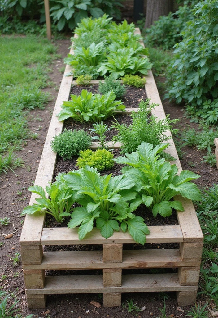 25 Simple Raised Garden Beds DIY Ideas for Beginners - 1. Pallet Paradise