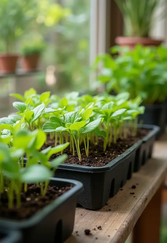 25 Simple Raised Garden Beds DIY Ideas for Beginners - 25. DIY Seedling Stations