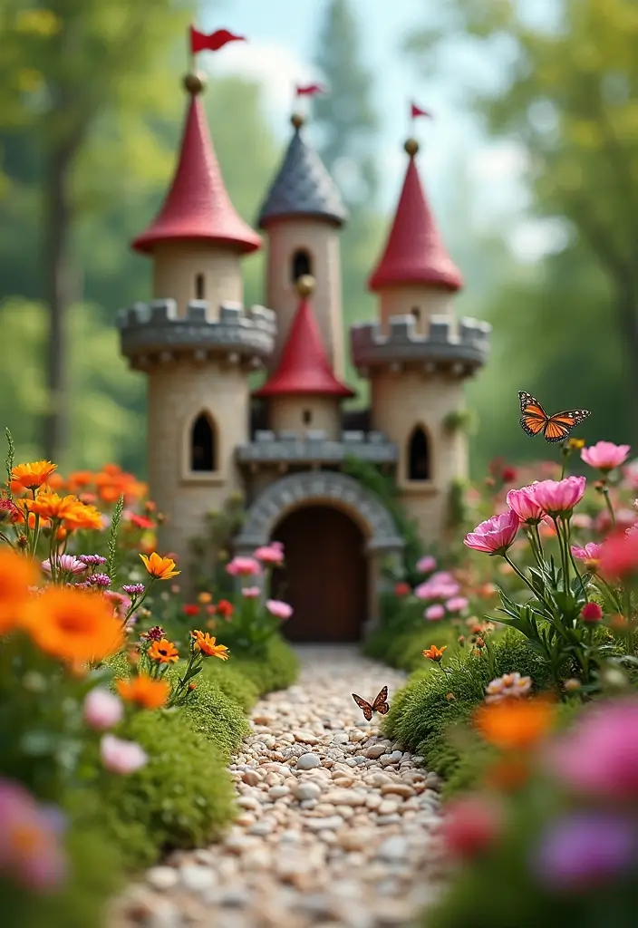 27 DIY Fairy Garden Ideas Homemade How to Make Enchanting Mini Worlds - 3. Fairy Tale Castle