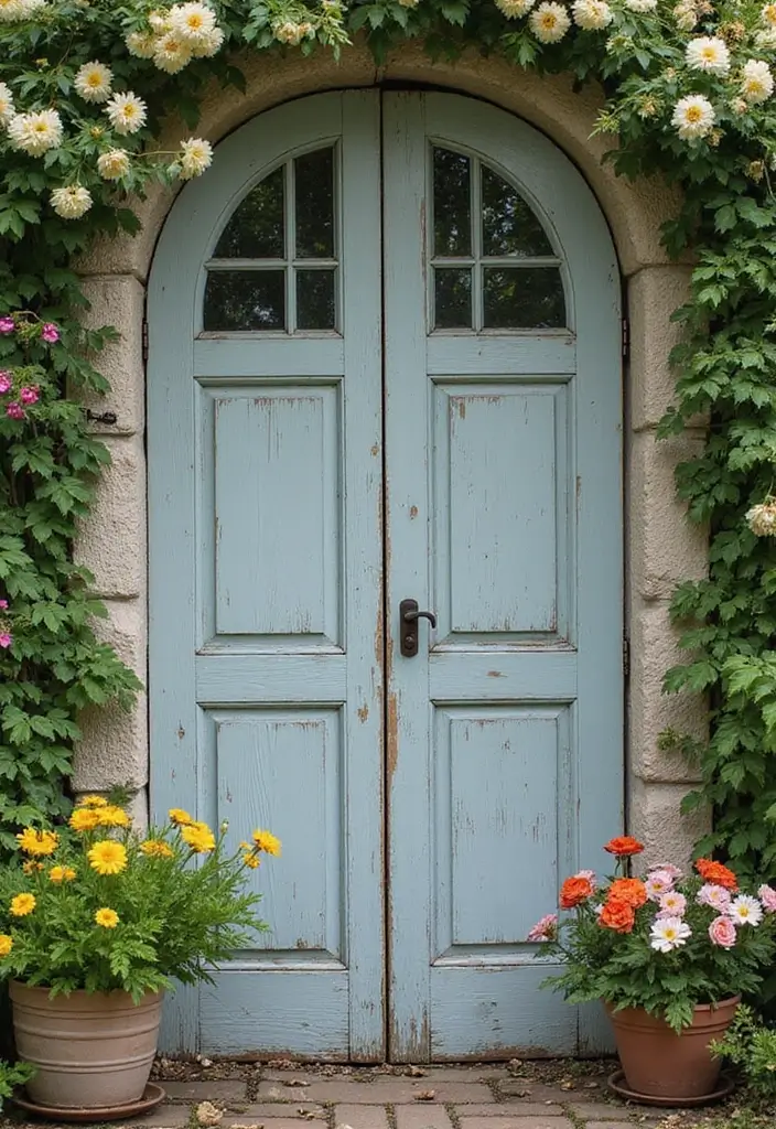 27 DIY Garden Gates Ideas for a Charming Entrance - 17. Shutter Garden Gate