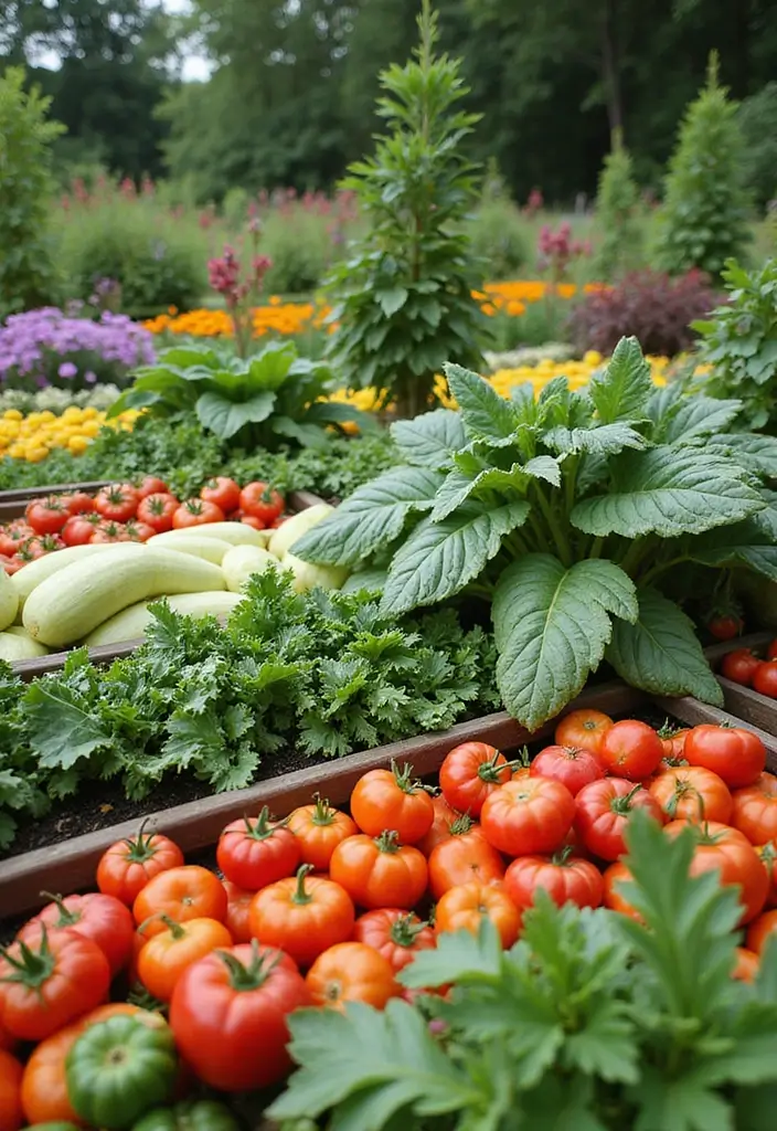 27 Easy DIY Garden Ideas for Small Yards and Patios - 13. Potager Garden