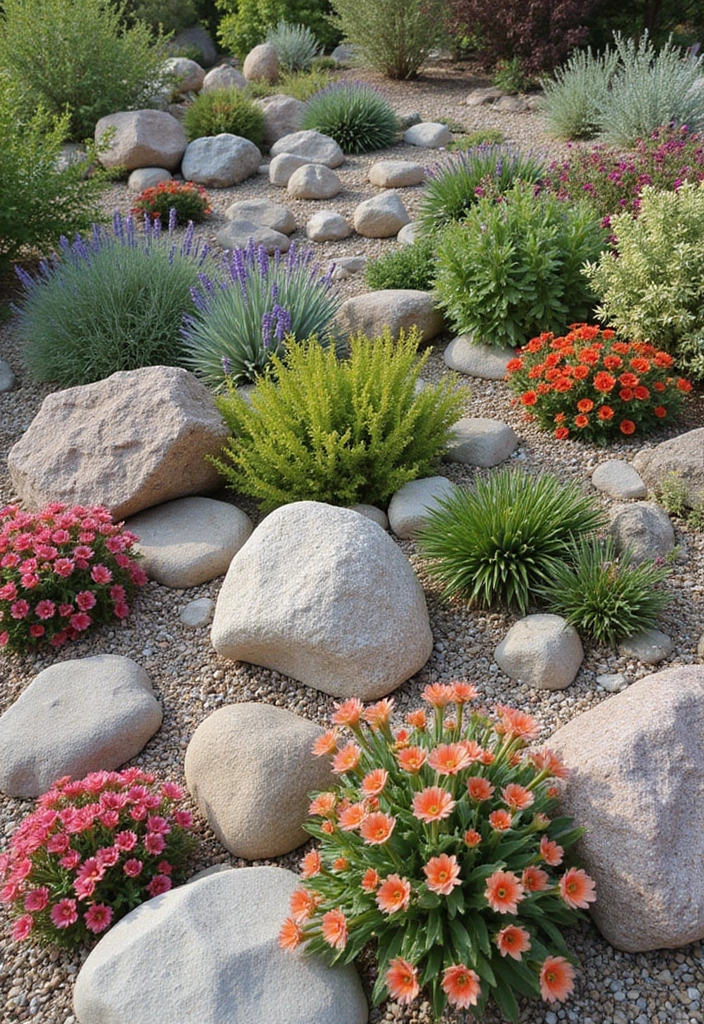 27 Easy DIY Garden Ideas for Small Yards and Patios - 20. Rock Garden