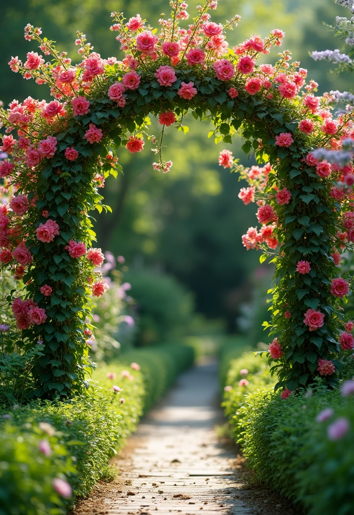 27 Easy DIY Garden Ideas for Small Yards and Patios - 23. Garden Arches