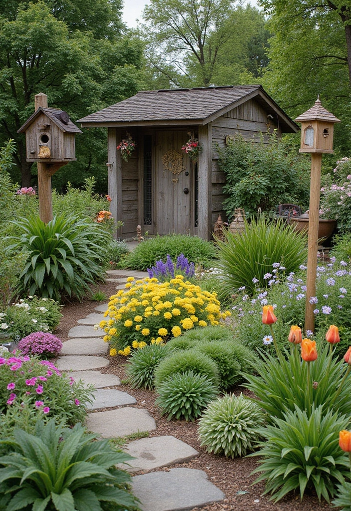 27 Easy DIY Garden Ideas for Small Yards and Patios - 24. Create a Wildlife Habitat