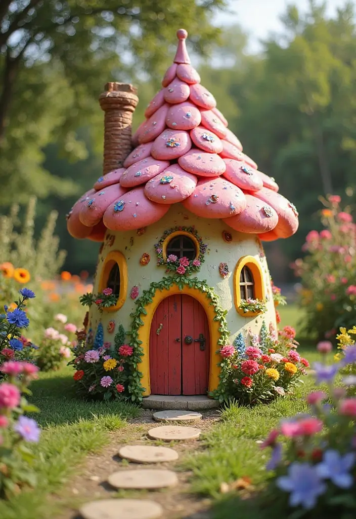 27 Fairy Garden Houses DIY Projects That Spark Imagination - 15. Balloon Boudoir