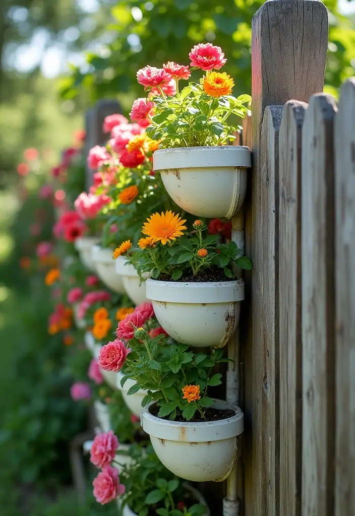 27 Garden Art DIY Easy Projects That Bring Life to Your Yard - 22. Gutter Garden