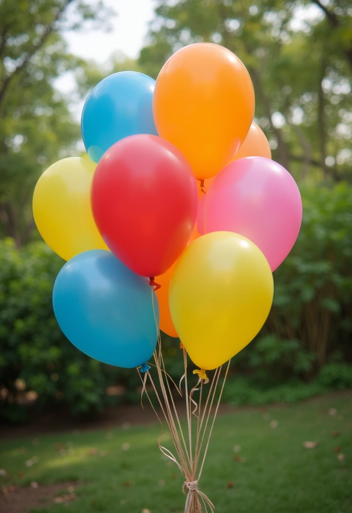 27 Garden Party Decorations DIY Ideas for Outdoor Celebrations - 23. Biodegradable Balloons