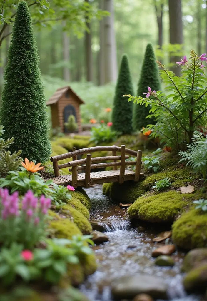 27 Mini Fairy Garden DIY Ideas That Are Simply Adorable - 5. Enchanted Forest Scene