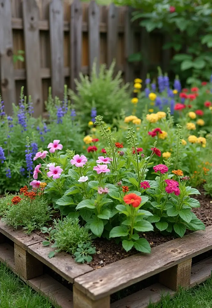 27 Raised Garden Bed DIY Ideas for Every Skill Level - 4. Pallet Garden Bed
