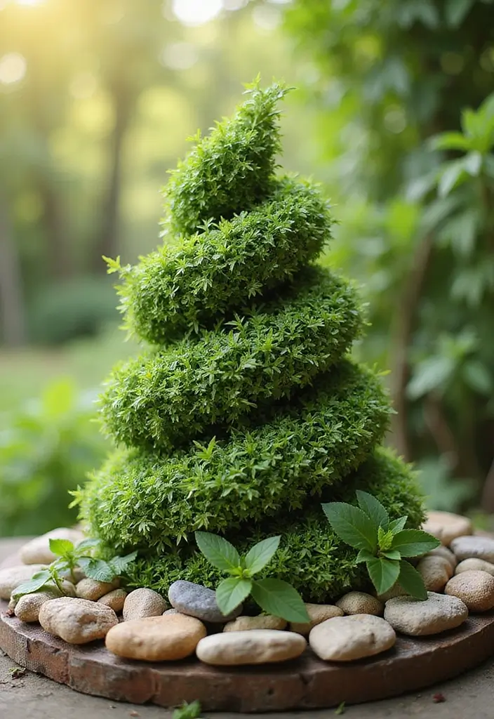 27 Raised Garden Bed DIY Ideas for Every Skill Level - 8. DIY Herb Spiral