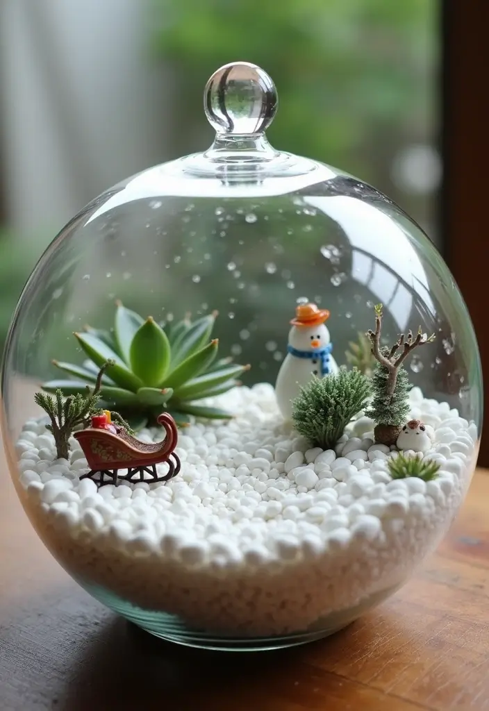 28 DIY Fairy Garden Ideas: Homemade Designs for Every Season - 4. Winter Wonderland Retreat