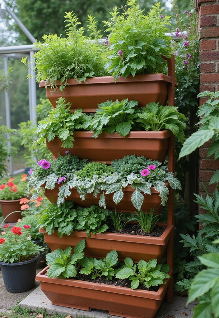 28 Raised Garden Beds DIY Vegetables You Can Build at Home - 1. Stackable Planter Boxes