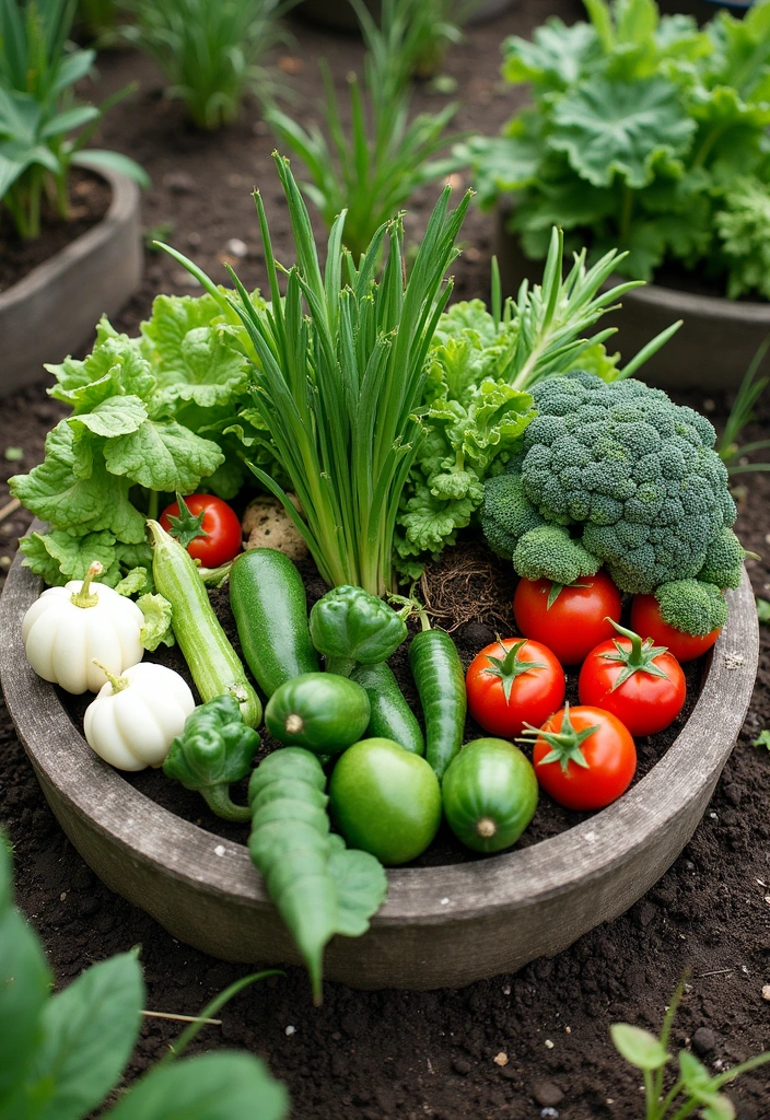 28 Raised Garden Beds DIY Vegetables You Can Build at Home - 20. Circular Raised Beds