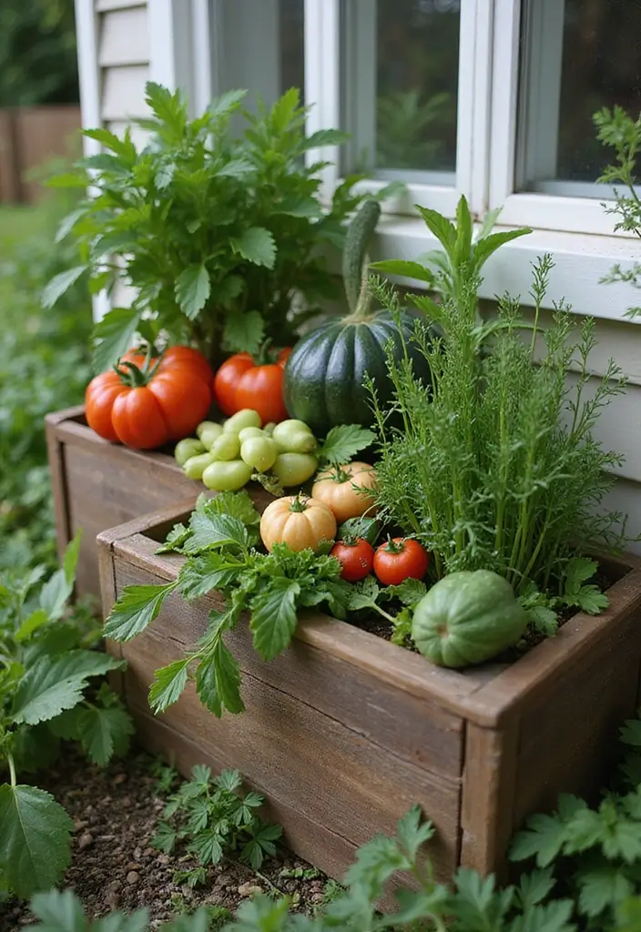 28 Raised Garden Beds DIY Vegetables You Can Build at Home - 3. Tiered Planter Boxes