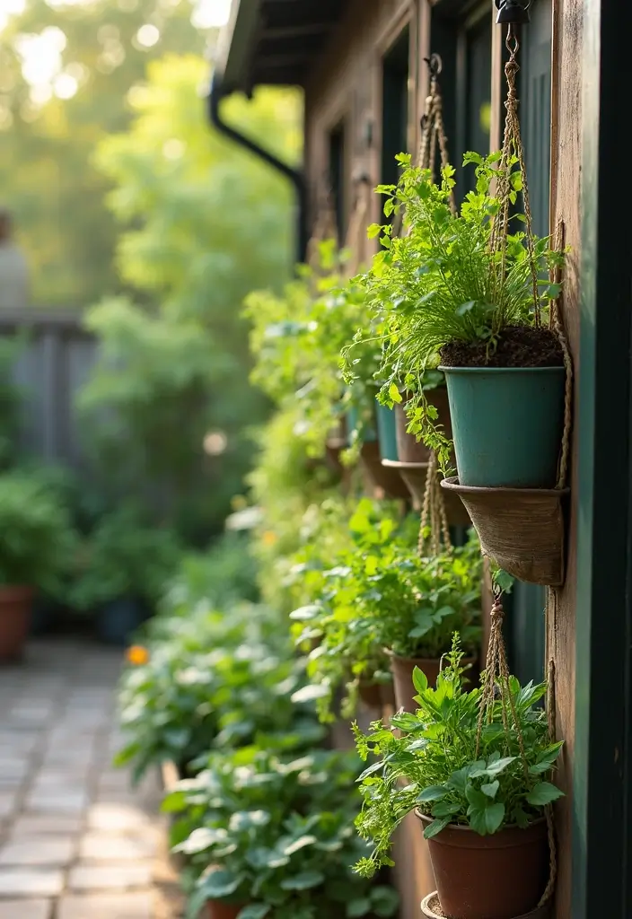 28 Raised Garden Beds DIY Vegetables You Can Build at Home - 6. Hanging Garden Planters