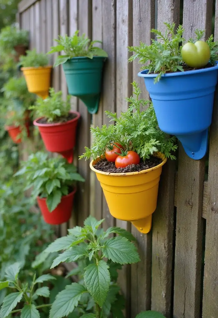 30 Cheap Raised Garden Beds DIY Plans for Any Backyard - 9. Topsy-Turvy Planter