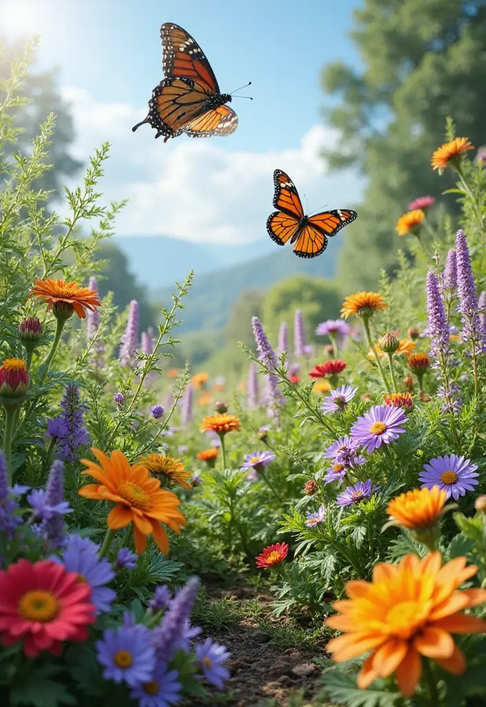 30 DIY Flower Garden Ideas to Brighten Up Your Space - 26. Butterfly Gardens