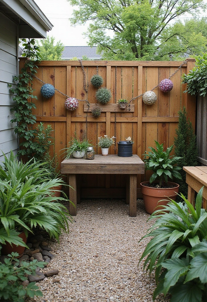 30 DIY Garden Fence Cheap Simple Solutions for Small Yards - 17. Wooden Crate Privacy Screen