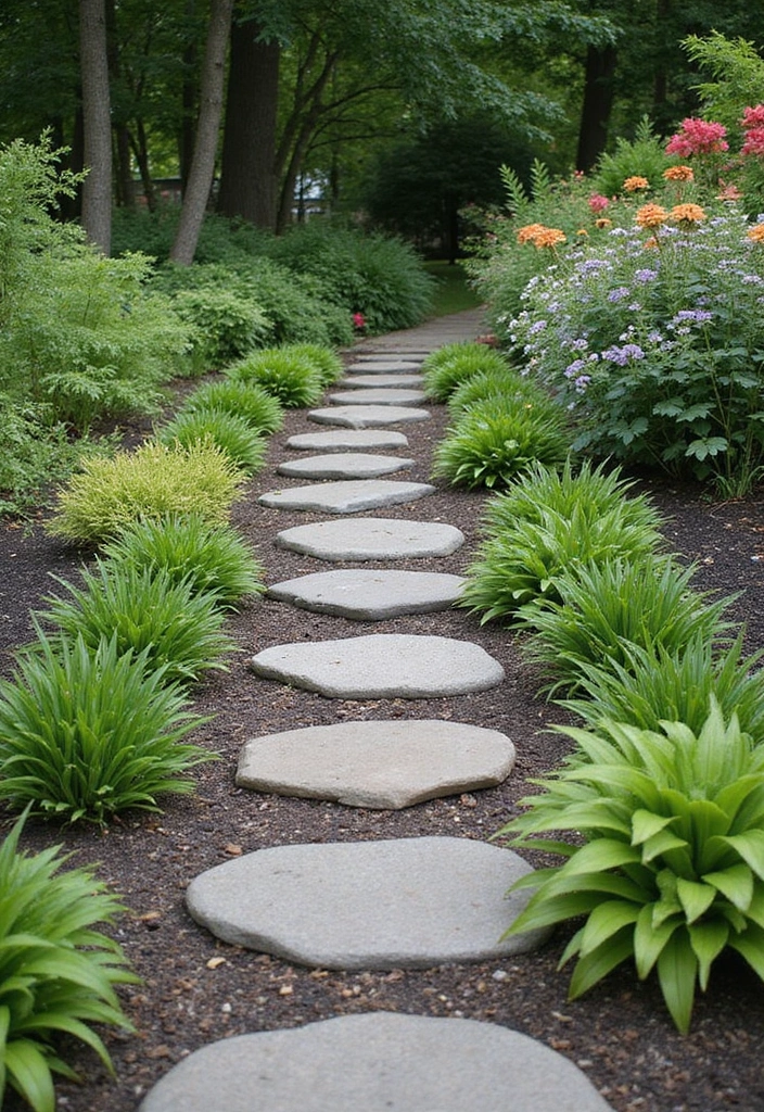 30 DIY Garden Stepping Stones That Add Magic to Your Path - 26. Spiral Garden Stones