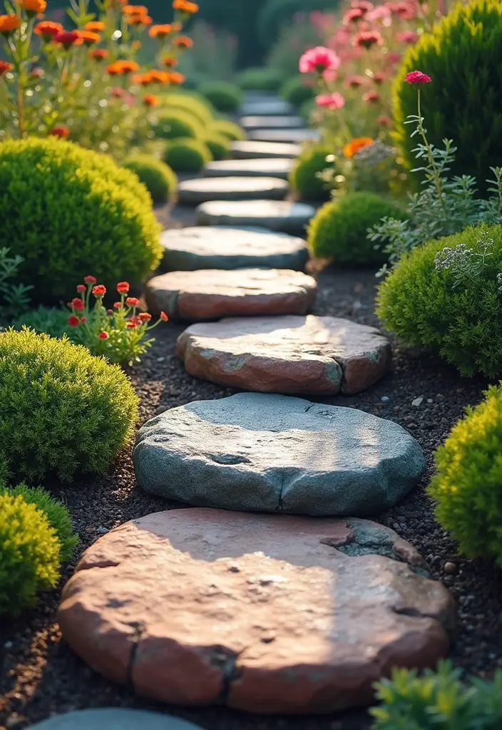30 DIY Garden Stepping Stones That Add Magic to Your Path - 28. Multi-layered Stepping Stones