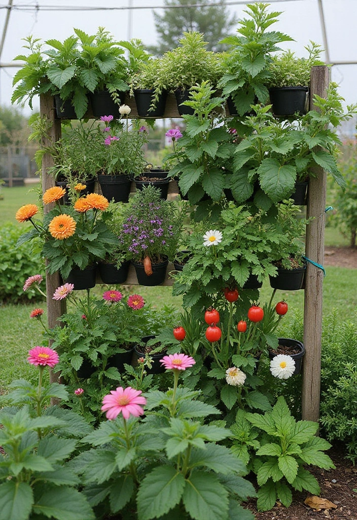 30 DIY Garden Trellis Ideas for Creative Vertical Gardens - 28. Multi-Plant Trellis