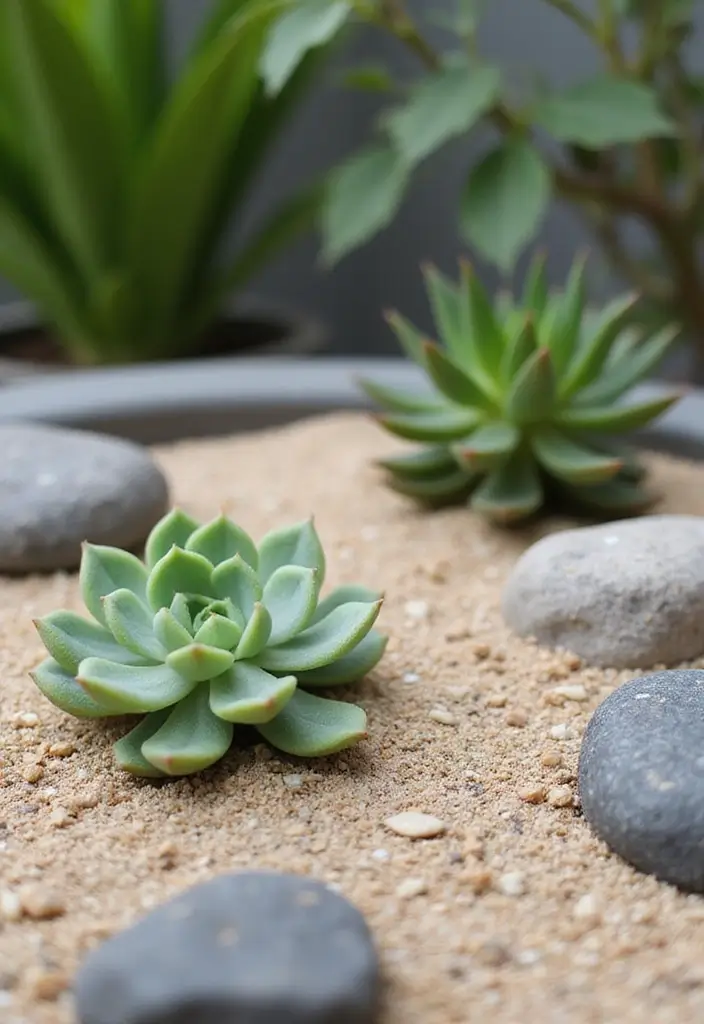 30 DIY Small Garden Ideas to Transform Limited Spaces - 13. Miniature Zen Garden