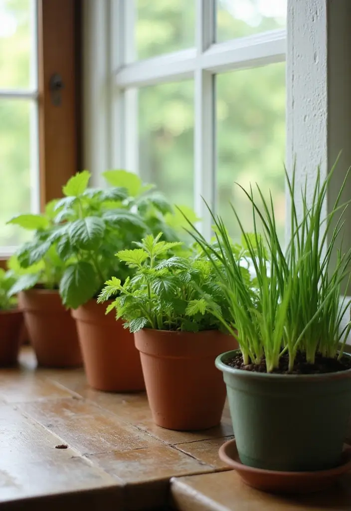 30 DIY Small Garden Ideas to Transform Limited Spaces - 17. Indoor Kitchen Garden