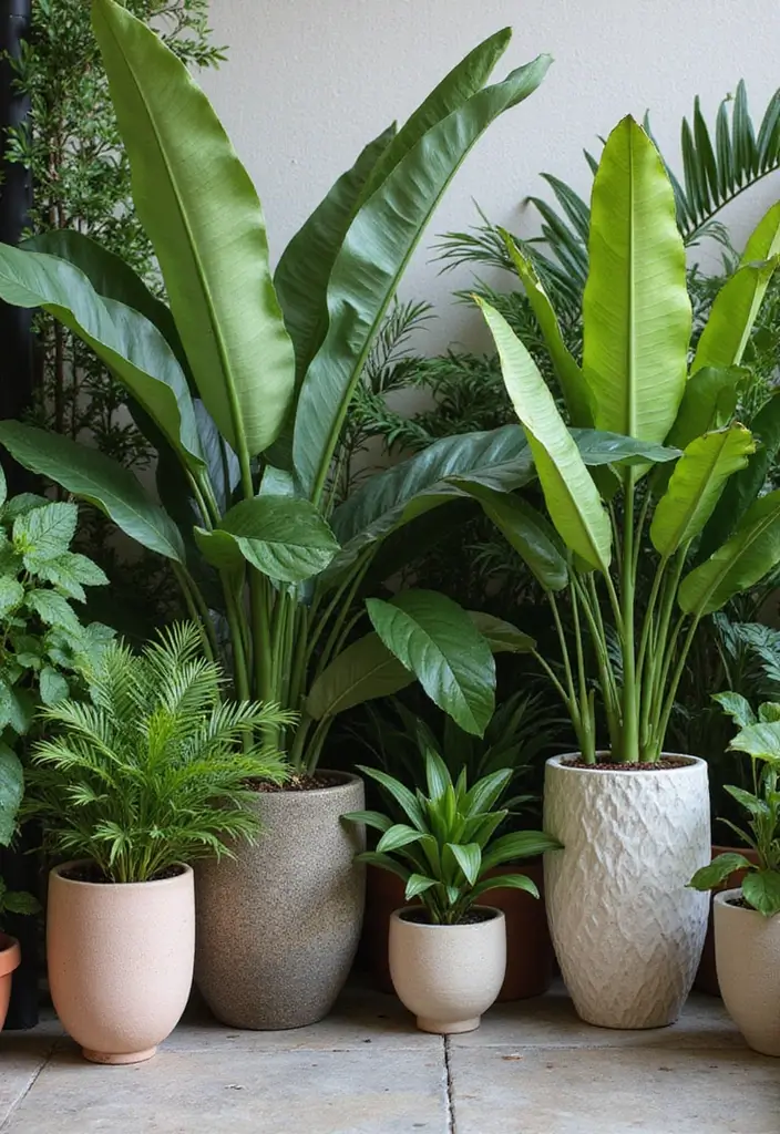 30 DIY Small Garden Ideas to Transform Limited Spaces - 24. Exotic Plant Collection