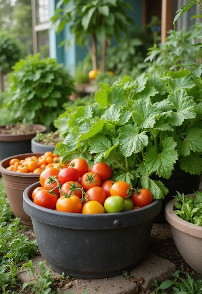 30 DIY Small Garden Ideas to Transform Limited Spaces - 3. DIY Container Vegetable Garden