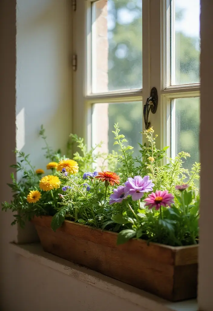 30 DIY Small Garden Ideas to Transform Limited Spaces - 4. Window Box Gardens